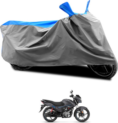 CODOKI Waterproof Two Wheeler Cover for Hero(Glamour i3s, Grey, Blue)