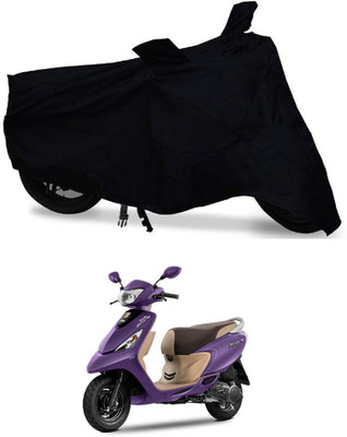 DeepShakshi AUTOMOTIVE Waterproof Two Wheeler Cover for TVS(Scooty Zest 110, Black)