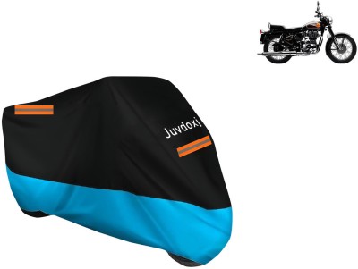 Juvdoxj Waterproof Two Wheeler Cover for Royal Enfield(Bullet 350 Twinspark, Blue)