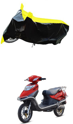 VESMEI Two Wheeler Cover for Hero(Electric Flash BS6, Yellow)