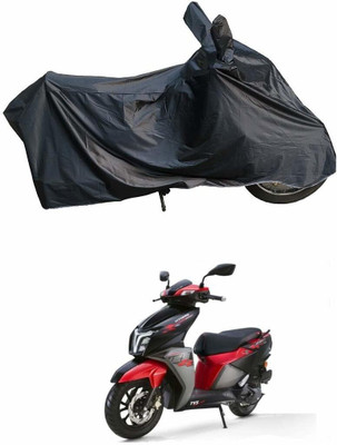 DeepShakshi AUTOMOTIVE Waterproof Two Wheeler Cover for TVS(NTORQ, Black)