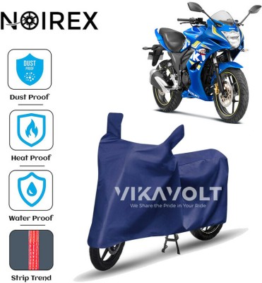 NOIREX Waterproof Two Wheeler Cover for Suzuki(Gixxer SF, Blue)