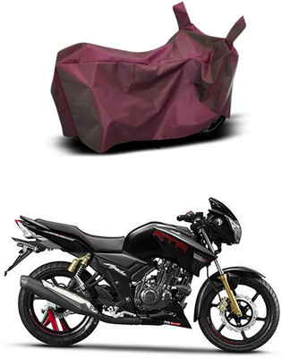 MMSSTAR Waterproof Two Wheeler Cover for TVS(Apache RTR 180, Maroon)