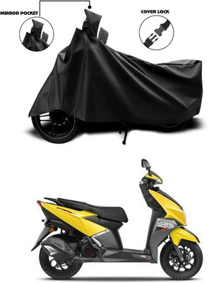 DeepShakshi AUTOMOTIVE Two Wheeler Cover for TVS(Ntorq 125, Black)