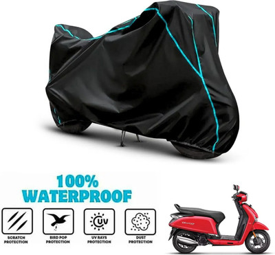 ANTHUB Waterproof Two Wheeler Cover for Hero(Destini 125, Black)