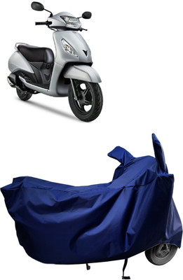 Amexride Two Wheeler Cover for TVS(Jupiter Grande BS6, Blue)