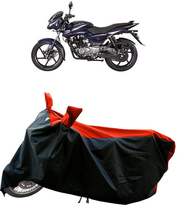 KEDIT Two Wheeler Cover for Bajaj(DTS-i, Red, Black)