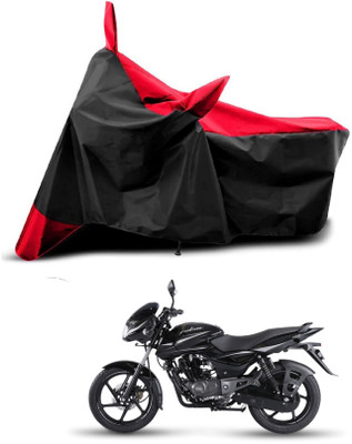 KEDIT Two Wheeler Cover for Bajaj(Pulsar 180 BS6, Red, Black)