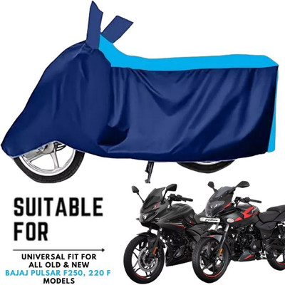 ZAQE Waterproof Two Wheeler Cover for Bajaj(Pulsar 220, Blue, Blue)