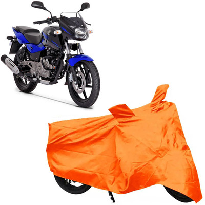 ROYAL AUTO MART Two Wheeler Cover for Bajaj(Pulsar 180 DTS-i, Orange)