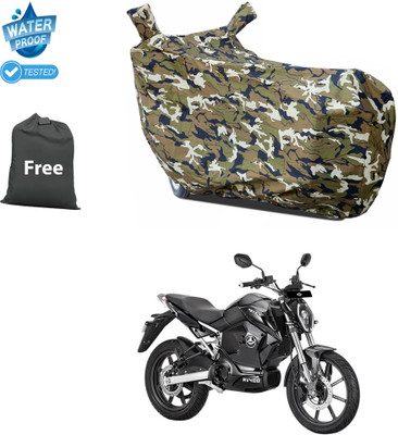 PAGORA Waterproof Two Wheeler Cover for Revolt(RV 300, Yellow)