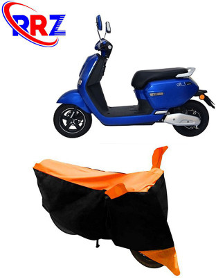 RRZ Waterproof Two Wheeler Cover for Okinawa(Lite, Black, Orange)