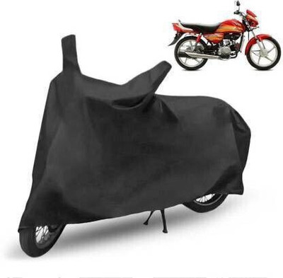 Lakshmina Enterprises Waterproof Two Wheeler Cover for Hero(HF Deluxe, Black)