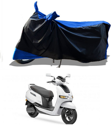 DeepShakshi AUTOMOTIVE Waterproof Two Wheeler Cover for TVS(iQube Electric, Blue)