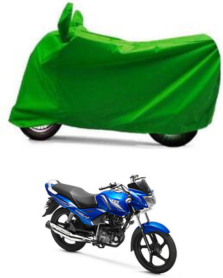 Furious3D Two Wheeler Cover for TVS(Star City, Green)