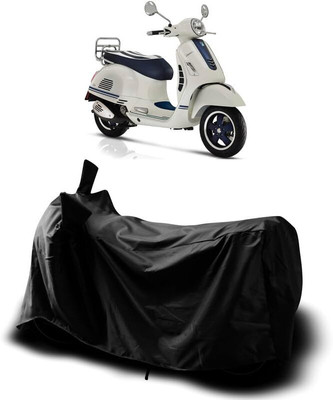AASHTIK MART Two Wheeler Cover for Vespa(Notte 125, Black)