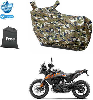 PAGORA Waterproof Two Wheeler Cover for KTM(390 Adventure BS6, Yellow)