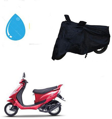 DeepShakshi AUTOMOTIVE Waterproof Two Wheeler Cover for Mahindra(Kine, Black)