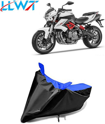 DeepShakshi AUTOMOTIVE Waterproof Two Wheeler Cover for Benelli(TNT 600i, Black, Blue)