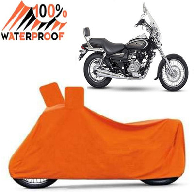 Autoinnovation Waterproof Two Wheeler Cover for Bajaj(Avenger 220 Cruise, Orange)