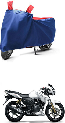 KAHRA Waterproof Two Wheeler Cover for TVS(Apache RTR 160, Blue, Red)