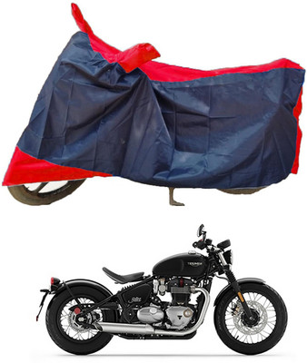 MMSSTAR Waterproof Two Wheeler Cover for Triumph(Bonneville Bobber, Red, Blue)