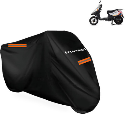 Horseyaart Waterproof Two Wheeler Cover for Hero Electric(Electric Flash BS6, Black)