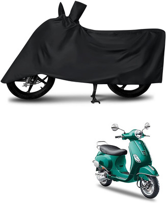 KEDIT Two Wheeler Cover for Vespa(VXL 150 BS6, Black)