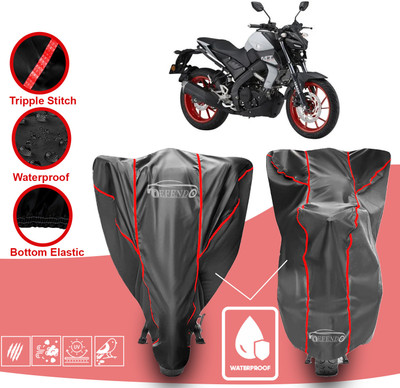Defendo Waterproof Two Wheeler Cover for Yamaha(MT 15, Grey)