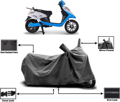 Amexride Two Wheeler Cover for Ampere(V 48, Grey)