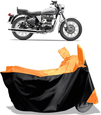 Amexride Two Wheeler Cover for Royal Enfield(Electra 5S, Multicolor)