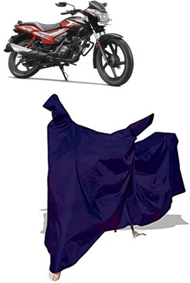 Amexride Two Wheeler Cover for TVS(Star City Plus, Blue)