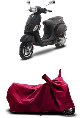 Coxtor Waterproof Two Wheeler Cover for Piaggio(Vespa SXL 125, Maroon)