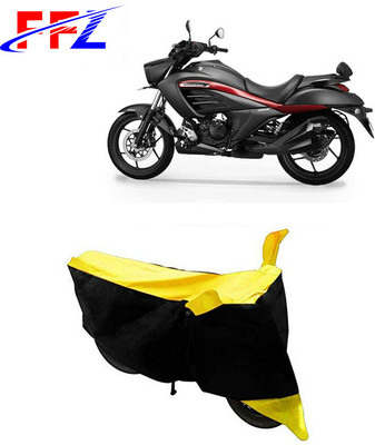 FFZ Waterproof Two Wheeler Cover for Suzuki(Intruder, Black, Yellow)