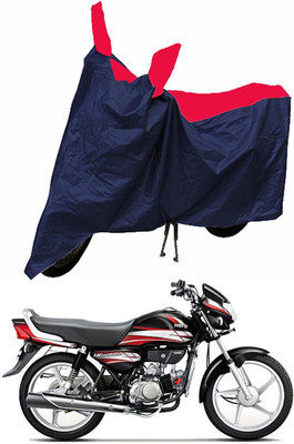 MMSSTAR Waterproof Two Wheeler Cover for Hero(HF Deluxe, Red, Blue)