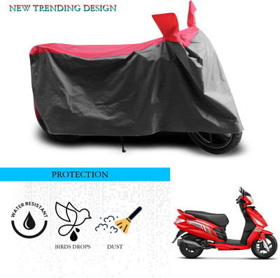 SnehaSales Waterproof Two Wheeler Cover for Hero(Maestro Edge, Grey, Red)