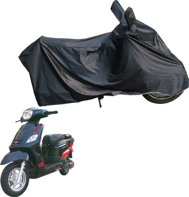 Motodreka Waterproof Two Wheeler Cover for Hero(Electric NYX, Black)