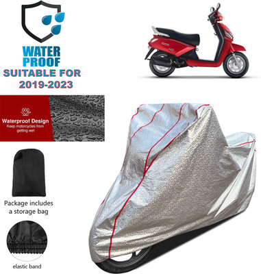 PAGORA Waterproof Two Wheeler Cover for Mahindra(Gusto 125 BS6, Silver)