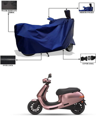 CODOKI Waterproof Two Wheeler Cover for Ola(Blue)