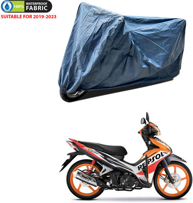 PAGORA Waterproof Two Wheeler Cover for Honda(Blade 125, Blue)