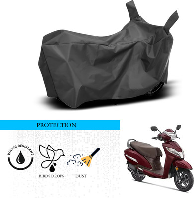 ANTHUB Waterproof Two Wheeler Cover for Honda(Activa 125, Black)