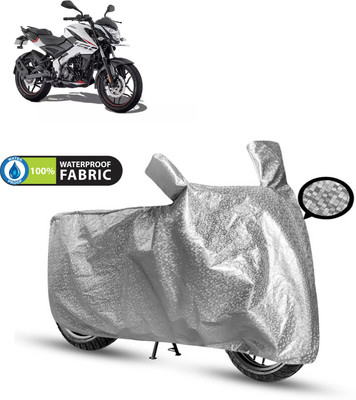 CODOKI Waterproof Two Wheeler Cover for Bajaj(Pulsar NS 160, Silver)