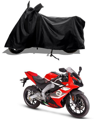 GROFATIK Two Wheeler Cover for Aprilia(Tuono 150, Black)