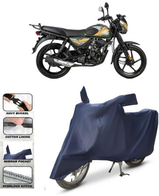 HWQSXAE Waterproof Two Wheeler Cover for Bajaj(CT 125X, Blue)