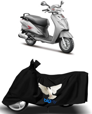 BigFly Two Wheeler Cover for Hero(Duet 125 CC BS6, Black)