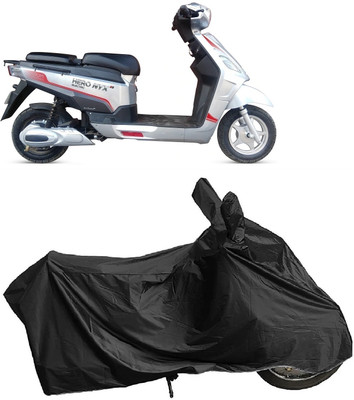 DIGGU Two Wheeler Cover for Hero(Electric NYX e5 BS6, Black)