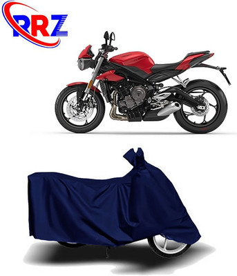 RRZ Two Wheeler Cover for Triumph(Street Triple, Blue)