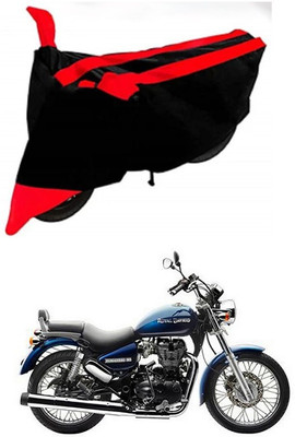 AutoGalaxy Waterproof Two Wheeler Cover for Royal Enfield(Thunderbird 350, Red, Black)