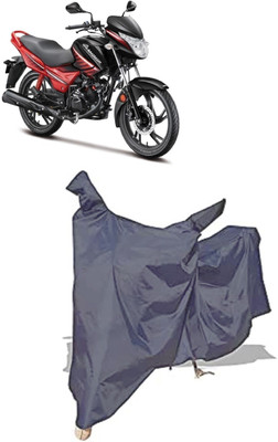 Amexride Two Wheeler Cover for Hero(Glamour Programmed FI, Grey)