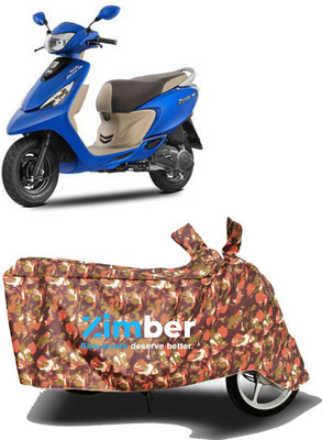 THE REAL ARV Two Wheeler Cover for TVS(Zest, Blue)